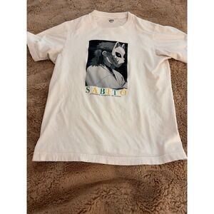 Uniqlo UT Demon Slayer Sabito Graphic T-Shirt White Small Anime Manga Tee